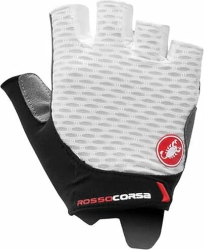 Castelli Rosso Corsa 2 Fahrradhandschuhe weiß (Damen)