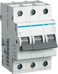 Hager Leitungsschutzschalter 3 polig 6kA C-Charakteristik 32A 3 Module