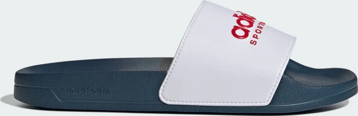 adidas Shower Adilette cloud white/better scarlet/team navy blue 2