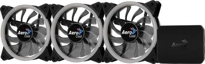 AeroCool Rev RGB Pro, LED-Steuerung, Lüftersteuerung, 120mm, 3er-Pack
