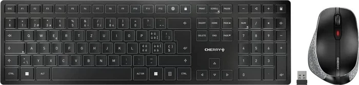 Cherry DW 9500 Slim schwarz/grau, USB/Bluetooth, CH