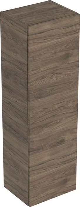 Geberit Smyle Square Mittel-Hochschrank 36x118x29.9cm, 1 Türe, Nussbaum