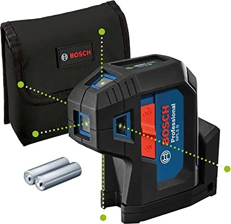 Bosch Professional GPL 5 G Batterie-Punktlaser inkl. Tasche