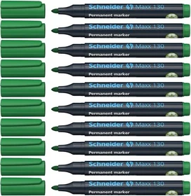Schneider Maxx 130 Permanentmarker grün, 10er-Pack