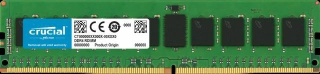 Crucial RDIMM 32GB, DDR4-2933, CL21-21-21, 1RX4, reg ECC
