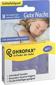 Ohropax Gute Nacht Vor-Ohrstöpsel, 8 Stück