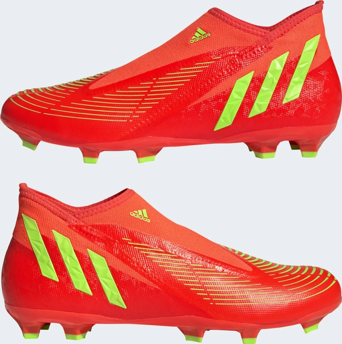 adidas Predator Edge.3 Laceless FG solar red/team solar green/core black (Herren)