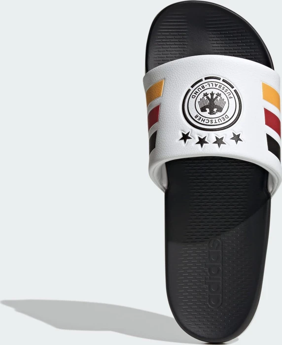 adidas Adilette Comfort 2.0 Duschsandale cloud white/core black/collegiate gold