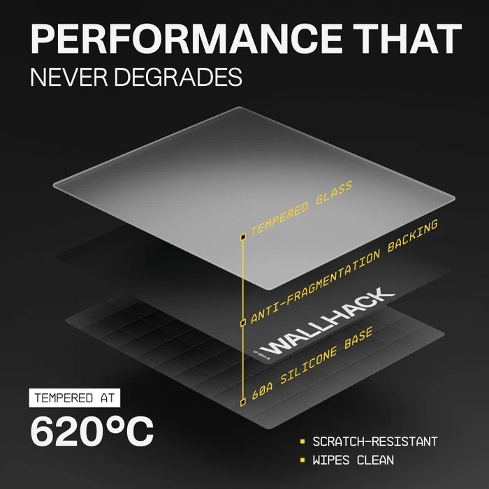 Wallhack SP-004A Glass Pad 4.0 Glas-Gaming-Mauspad, 450x390mm, schwarz