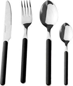 Brunner 16-teilig Delice Besteck schwarz