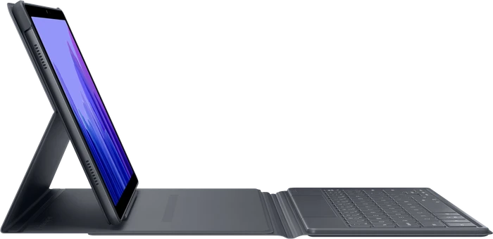 Samsung EF-DT500 Book Cover Keyboard für Galaxy Tab A7, grau, DE