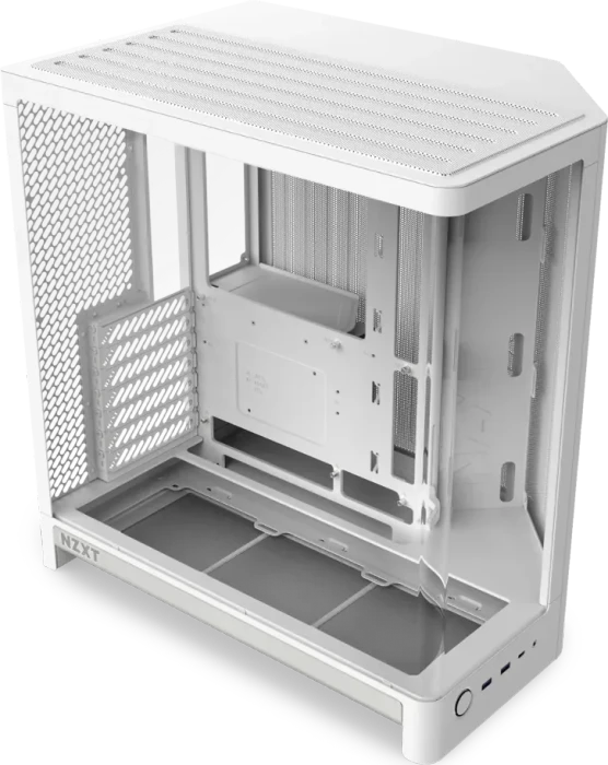 NZXT H6 RGB+ [2026] White, Glasfenster