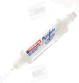 edding 5400 Acrylmarker 3D Double Liner weiß