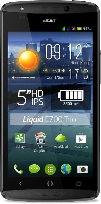 Acer Liquid E700 Trio schwarz