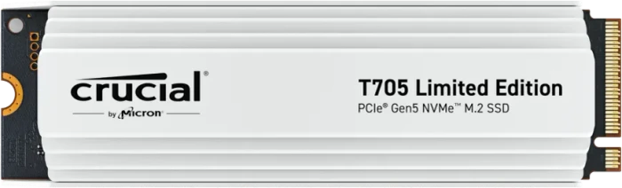 Crucial T705 SSD Limited Edition 2TB, M.2 2280 / M-Key / PCIe 5.0 x4, Kühlkörper