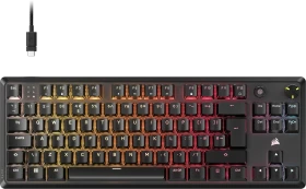 Corsair Gaming K70 CORE TKL RGB, schwarz, MLX RED V2, USB, UK