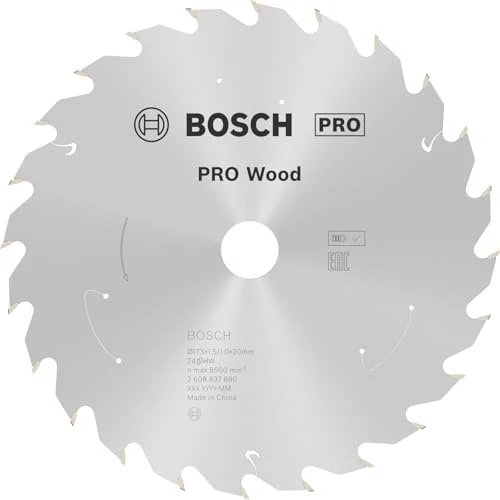 Bosch Professional Standard for Wood Kreissägeblatt 24Z, 173x1x20mm, 1 Stück