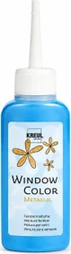 Kreul Window Color Glasmalfarbe, metallic-blau, 80ml