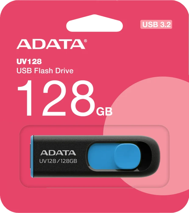 ADATA DashDrive UV128 128GB blau, USB-A, USB 3.2 Gen 1×1