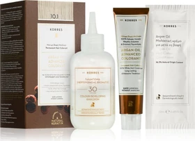 Korres Argan Oil Permanent Hair Colorant Haarfarbe 10.1 platinblond asch