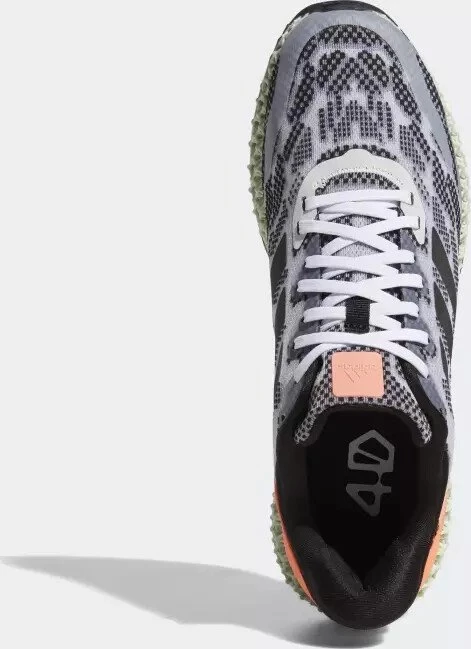 adidas 4D Run 1.0 cloud white/core black/signal coral