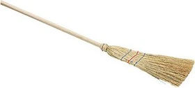 Nölle Mini-Reisstrohbesen 3-Naht 75cm Staubbesen