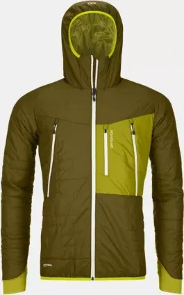 Ortovox Swisswool Piz Boé Funktionsjacke green moss (Herren)