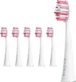 Ailoria Shine Bright Extra Clean Ersatzbürste rose, 6 Stück