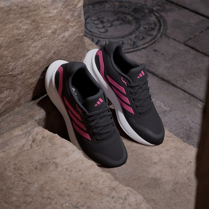 adidas Runfalcon 5 core black/pink fusion/cloud white (Damen)