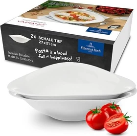 Villeroy & Boch Dune Vapiano Pastateller 27x21cm, 2 Stück