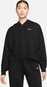 Nike Sportswear Hoodie black/iron grey/white (Damen)