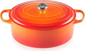 Le Creuset Signature Gusseisen Bräter oval 35cm 8.9l ofenrot