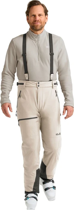Jack Wolfskin Flowline Pro 2L Insulated Skihose lang pale sand (Herren)