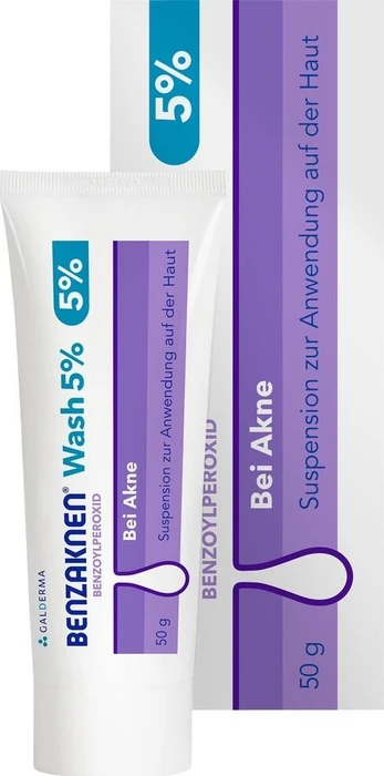 Galderma Benzaknen Wash 5% Suspension, 50g