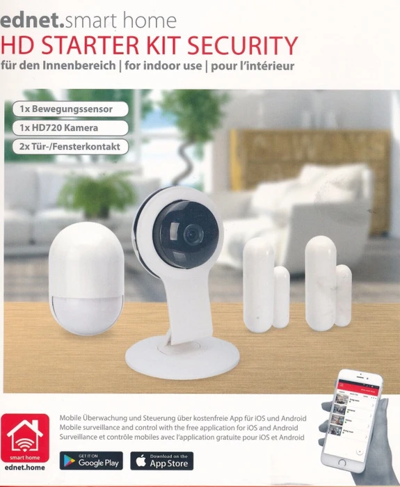 Ednet Smart Home Starter Set Security, Set