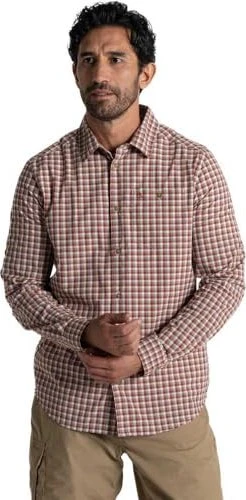 Craghoppers NosiLife Nuoro Check Hemd langarm red beach check (Herren)
