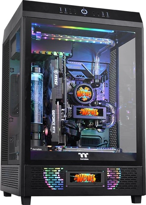 Thermaltake LCD Panel Kit 3.9" für Thermaltake The Tower 500, Monitor Kit, Black