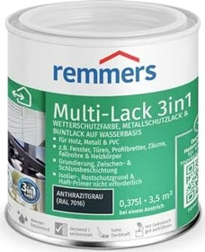 Remmers Multi-Lack 3in1 Metallschutzmittel anthrazitgrau (RAL7016), 375ml