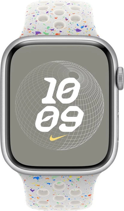 Apple Nike Sportarmband S/M für Apple Watch 45mm Pure Platinum