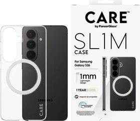 PanzerGlass Care SL1M Case Transparent w. Qi für Samsung Galaxy S26