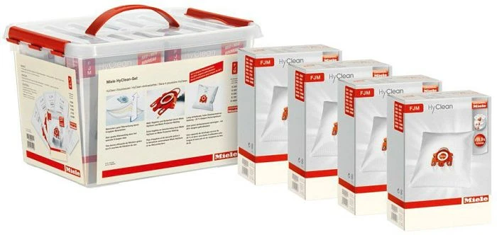 Miele Typ F/J/M HyClean Zubehör-Box Staubbeutel-Set