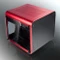 Raijintek Metis Evo TGS, rot/schwarz, Glasfenster, Mini-ITX Vorschaubild