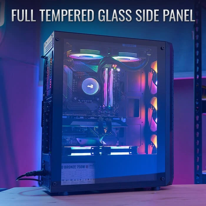 AeroCool Beam, Glasfenster