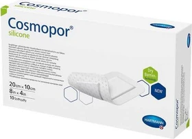 Hartmann Cosmopor silicone Wundverband steril, 10 x 20cm, 10 Stück