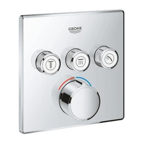 Grohe SmartControl Brausearmatur mit 3 Ventilen chrom