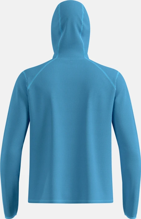 Odlo Cubic Multisport Midlayer Hooded Funktionsshirt langarm azure blue (Herren)