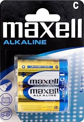 Maxell Alkaline Baby C, 2er-Pack