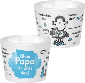 Sheepworld Eierbecher Ohne Papa ist alles doof