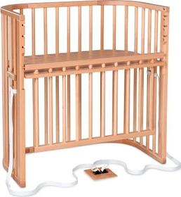 Babybay Boxspring Comfort Plus Beistellbett natur lackiert