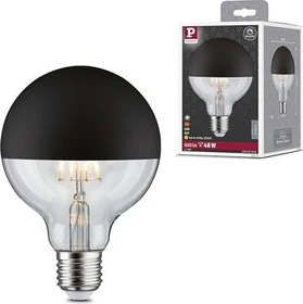 Paulmann Modern Classic Edition LED Globe E27 6.5W/827 warmweiß Kopfspiegel schwarz